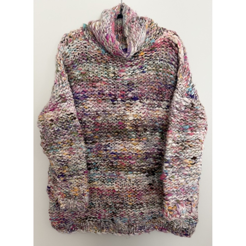 Free People Floral Bouquet Tunic Jumper Sweater Women's Size Small